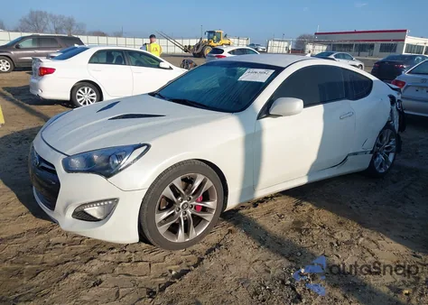2013 Hyundai Genesis 2.0T R-Spec z USA, uszkodzony, nr VIN KMHHT6KD0DU107587